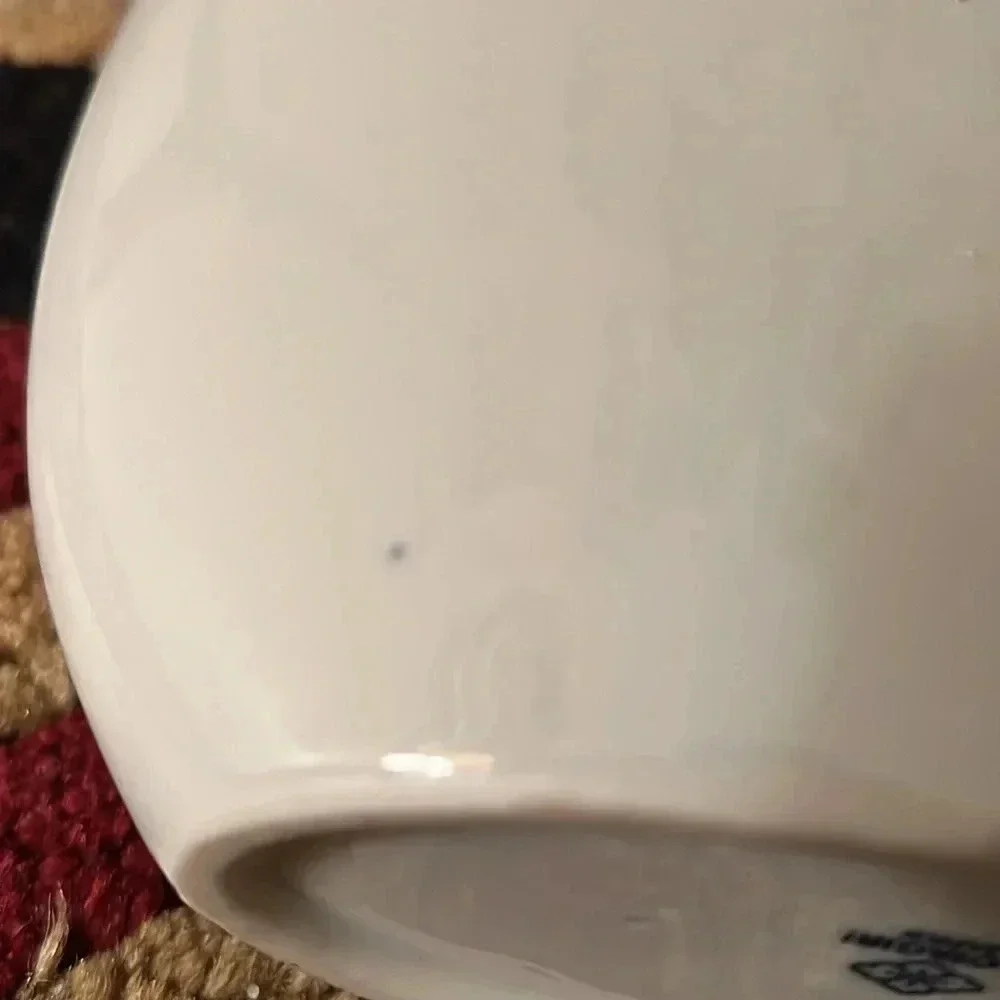 OTAGIRI Hand Painted Humm Floral Embossed Vase Vintage EXCELLENT Condition